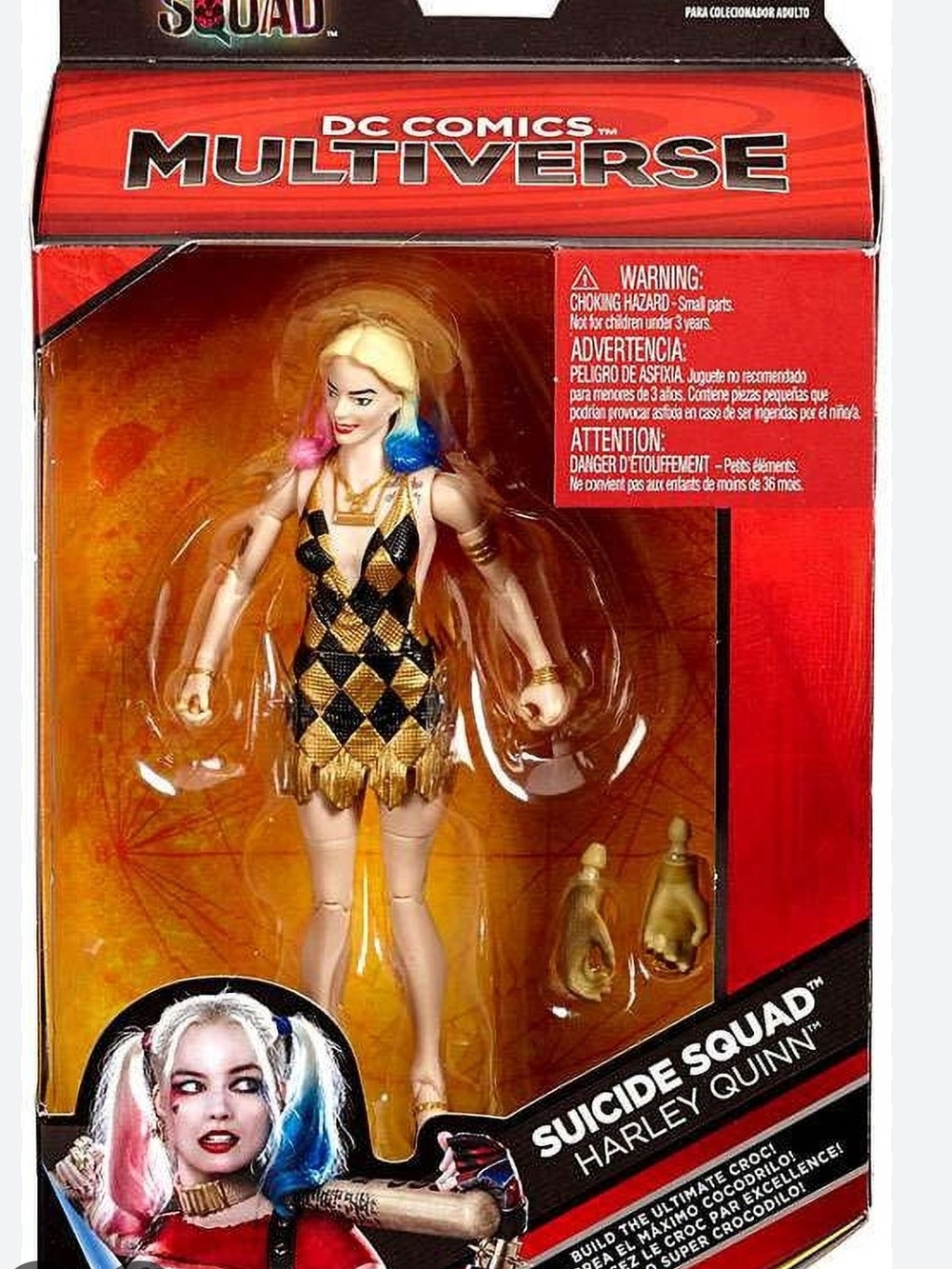 BRAND NEW RARE DC Comics Harley Quinn Figure Suicide Squad Dress Version